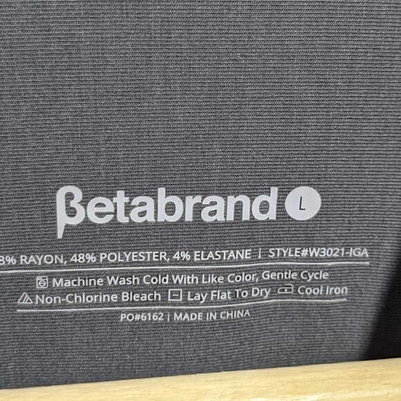 Betabrand | Annie Button up shirt in Storm Grey - Picture 4 of 10